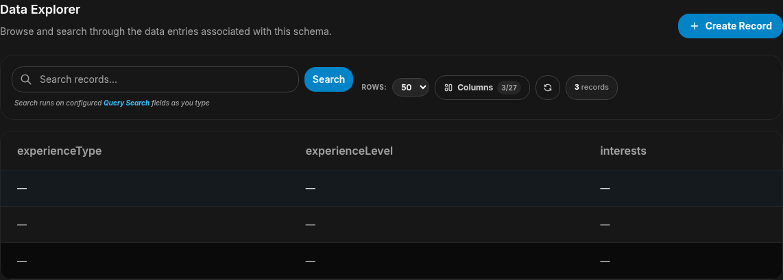 Data browser